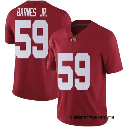 Men's Nike Anquin Barnes Jr. Alabama Crimson Tide Limited Crimson Football College Jersey