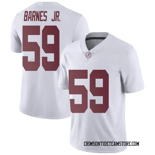 Men's Nike Anquin Barnes Jr. Alabama Crimson Tide Limited White Football College Jersey