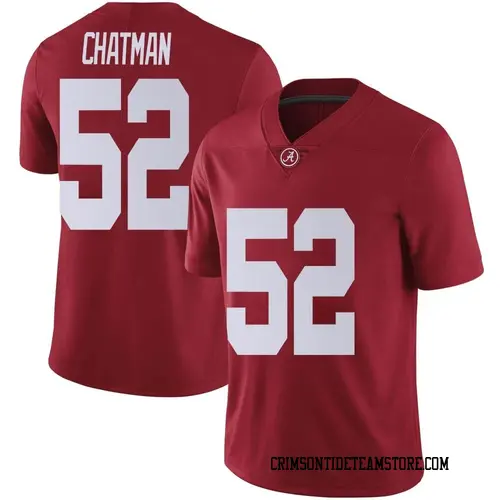 Men's Nike Braylon Chatman Alabama Crimson Tide Limited Crimson Football College Jersey