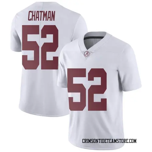 Men's Nike Braylon Chatman Alabama Crimson Tide Limited White Football College Jersey