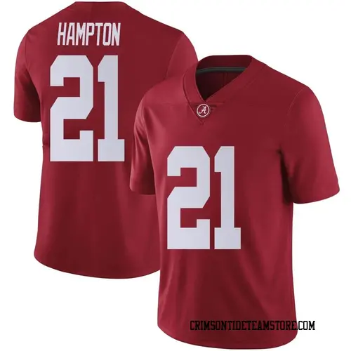 Men's Nike Bubba Hampton Alabama Crimson Tide Limited Crimson Football College Jersey