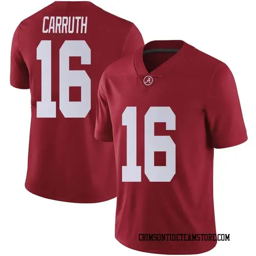 Men's Nike Cade Carruth Alabama Crimson Tide Limited Crimson Football College Jersey