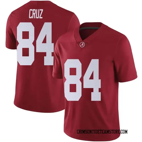 Men's Nike Colby Cruz Alabama Crimson Tide Limited Crimson Football College Jersey