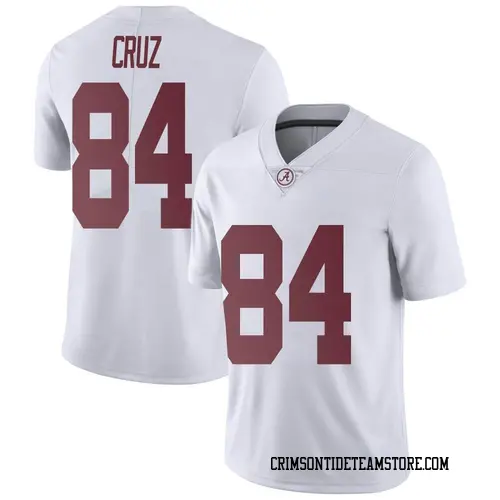 Men's Nike Colby Cruz Alabama Crimson Tide Limited White Football College Jersey