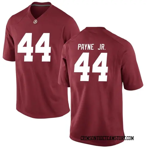 Men's Nike Damon Payne Jr. Alabama Crimson Tide Game Crimson Football College Jersey