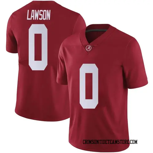 Men's Nike Deontae Lawson Alabama Crimson Tide Limited Crimson Football College Jersey