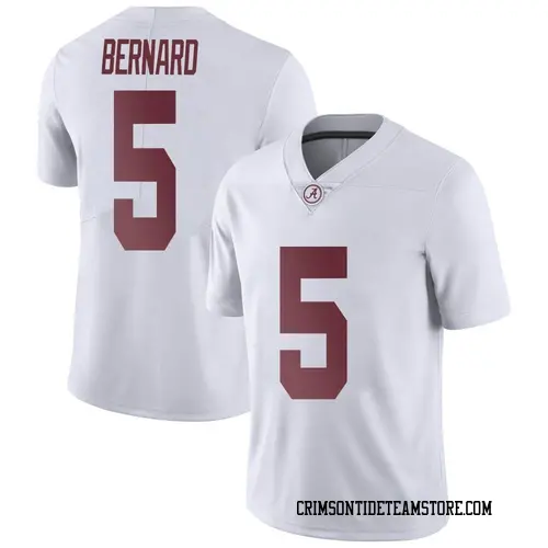 Men's Nike Germie Bernard Alabama Crimson Tide Limited White Football College Jersey