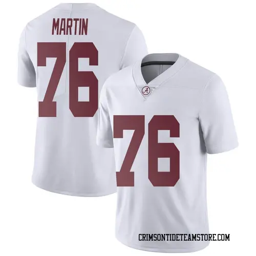 Men's Nike JD Martin Alabama Crimson Tide Limited White Football College Jersey