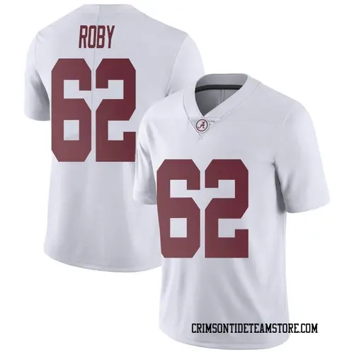 Men's Nike Jackson Roby Alabama Crimson Tide Limited White Football College Jersey