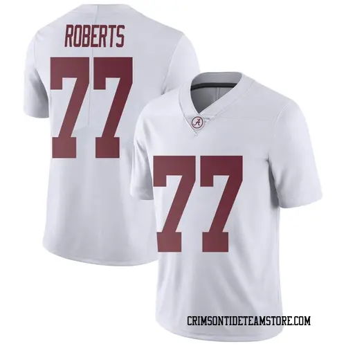 Men's Nike Jaeden Roberts Alabama Crimson Tide Limited White Football College Jersey