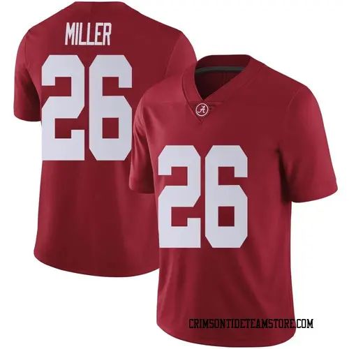 Men's Nike Jam Miller Alabama Crimson Tide Limited Crimson Football College Jersey