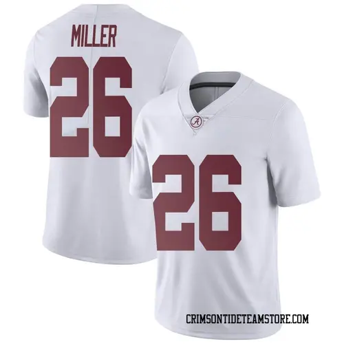 Men's Nike Jam Miller Alabama Crimson Tide Limited White Football College Jersey