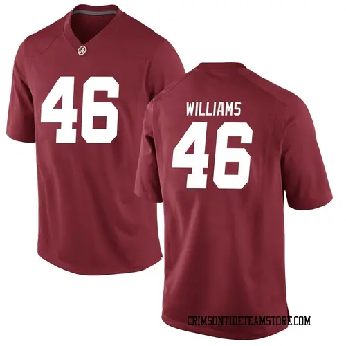 Men's Nike Jay Williams Alabama Crimson Tide Game Crimson Football College Jersey