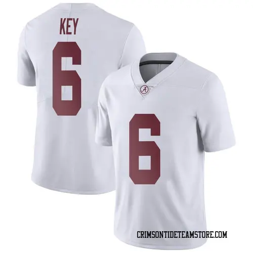 Men's Nike Jaylen Key Alabama Crimson Tide Limited White Football College Jersey