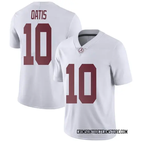 Men's Nike Jehiem Oatis Alabama Crimson Tide Limited White Football College Jersey