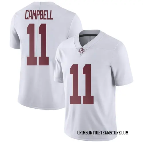 Men's Nike Jihaad Campbell Alabama Crimson Tide Limited White Football College Jersey