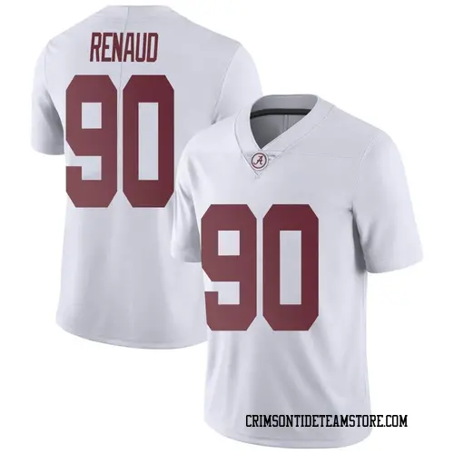 Men's Nike Jordan Renaud Alabama Crimson Tide Limited White Football College Jersey