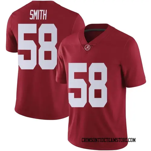 Men's Nike Jordan Smith Alabama Crimson Tide Limited Crimson Football College Jersey