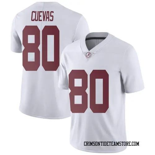 Men's Nike Josh Cuevas Alabama Crimson Tide Limited White Football College Jersey