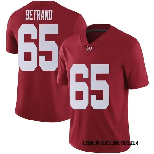 Men's Nike Naquil Betrand Alabama Crimson Tide Limited Crimson Football College Jersey