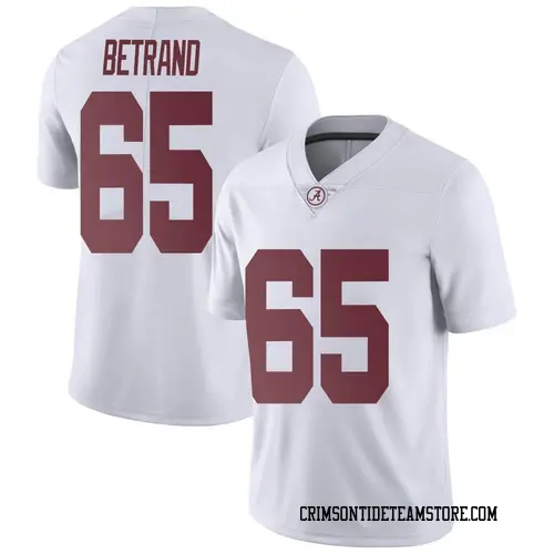 Men's Nike Naquil Betrand Alabama Crimson Tide Limited White Football College Jersey