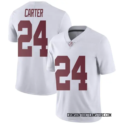 Men's Nike Noah Carter Alabama Crimson Tide Limited White Football College Jersey