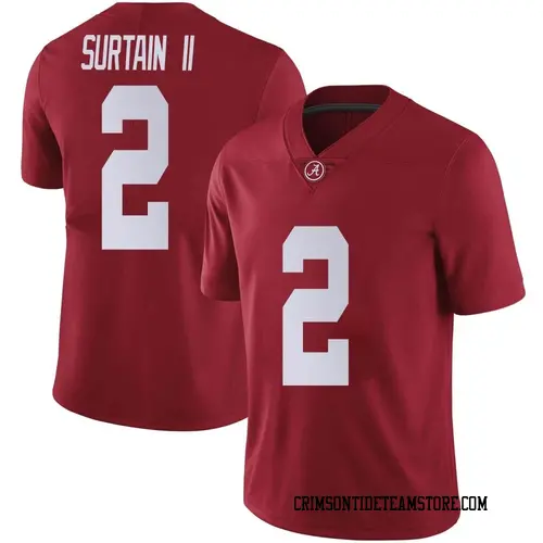 Men's Nike Patrick Surtain II Alabama Crimson Tide Limited Crimson Football College Jersey