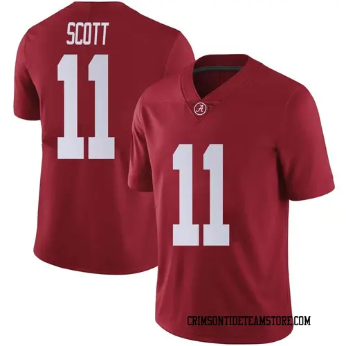 Men's Nike Rico Scott Alabama Crimson Tide Limited Crimson Football College Jersey