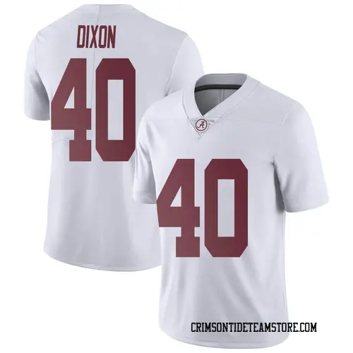 Men's Nike Sterling Dixon Alabama Crimson Tide Limited White Football College Jersey