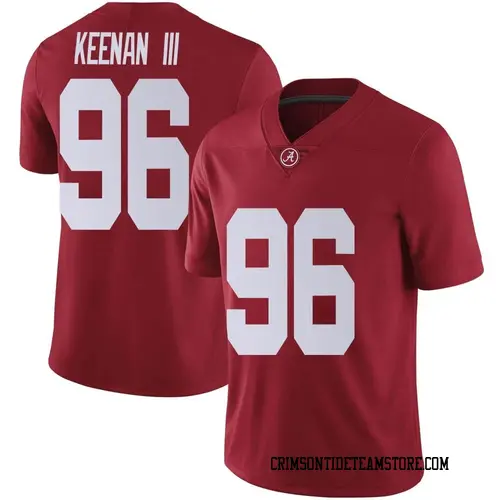 Men's Nike Tim Keenan III Alabama Crimson Tide Limited Crimson Football College Jersey