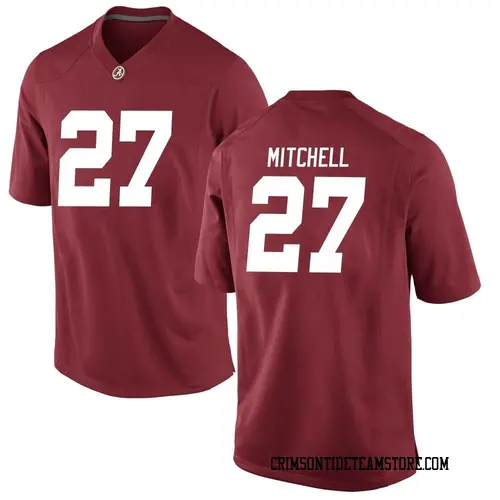 Men's Nike Tony Mitchell Alabama Crimson Tide Game Crimson Football College Jersey