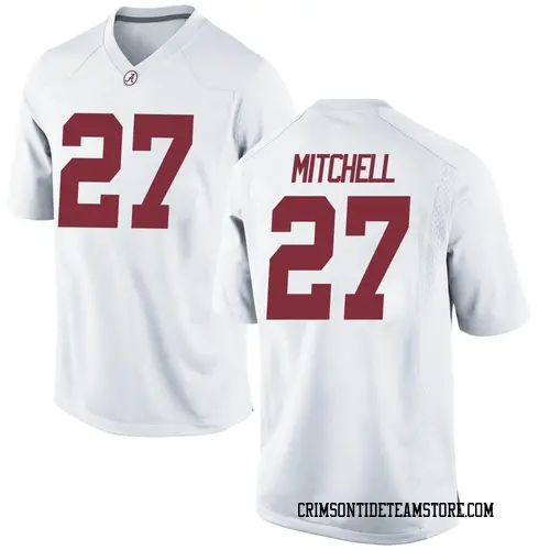 Men's Nike Tony Mitchell Alabama Crimson Tide Game White Football College Jersey