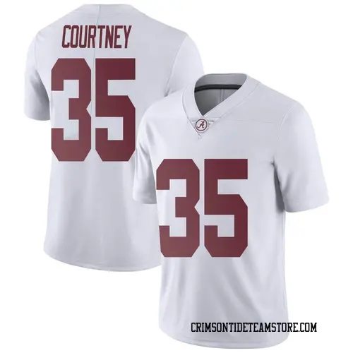 Men's Nike Zarian Courtney Alabama Crimson Tide Limited White Football College Jersey