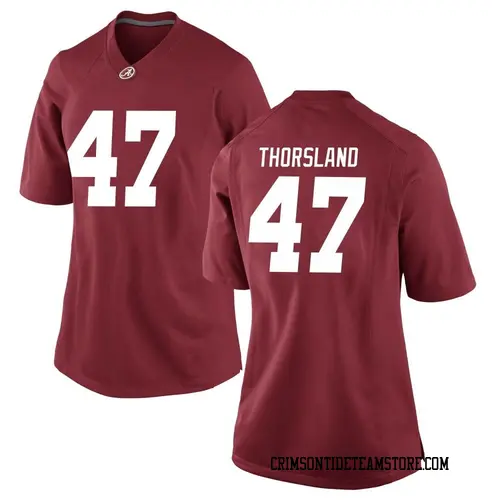 Women's Nike Adam Thorsland Alabama Crimson Tide Game Crimson Football College Jersey