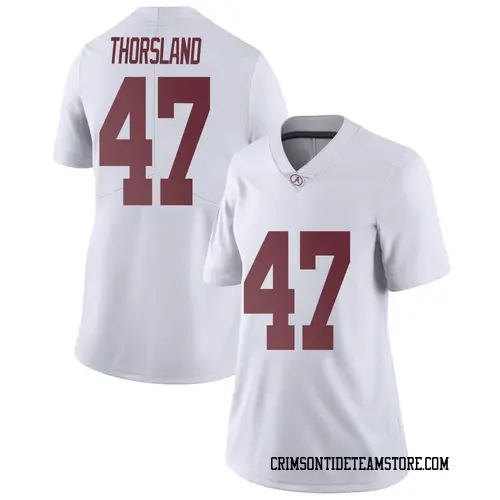 Women's Nike Adam Thorsland Alabama Crimson Tide Limited White Football College Jersey