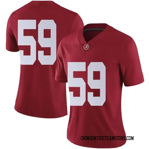 Women's Nike Anquin Barnes Jr. Alabama Crimson Tide Limited Crimson Football College Jersey