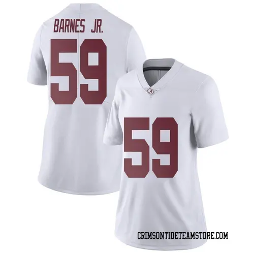 Women's Nike Anquin Barnes Jr. Alabama Crimson Tide Limited White Football College Jersey