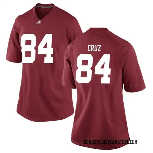 Women's Nike Colby Cruz Alabama Crimson Tide Game Crimson Football College Jersey