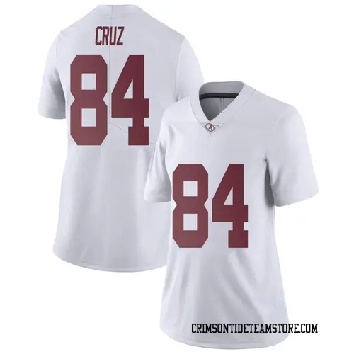 Women's Nike Colby Cruz Alabama Crimson Tide Limited White Football College Jersey