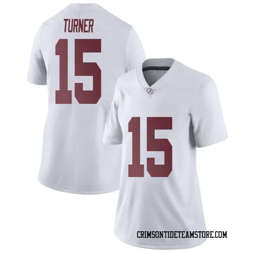 Men's Nike Dallas Turner Crimson Alabama Tide NIL Replica Football Jersey Size: Small