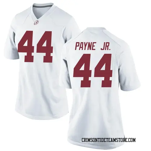 Women's Nike Damon Payne Jr. Alabama Crimson Tide Game White Football College Jersey