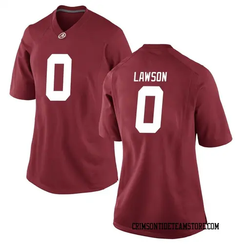 Women's Nike Deontae Lawson Alabama Crimson Tide Game Crimson Football College Jersey