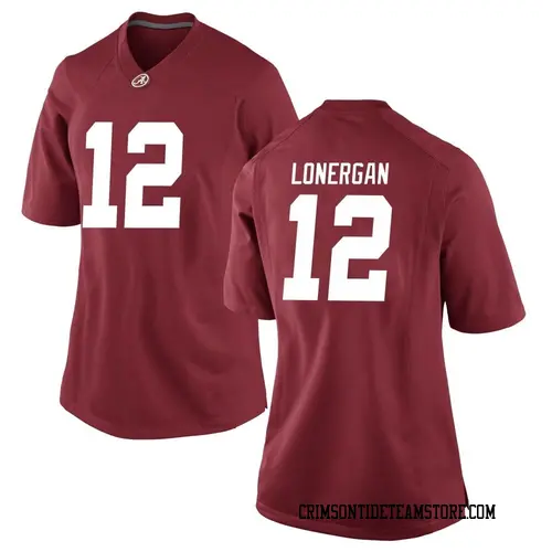 Women's Nike Dylan Lonergan Alabama Crimson Tide Game Crimson Football College Jersey