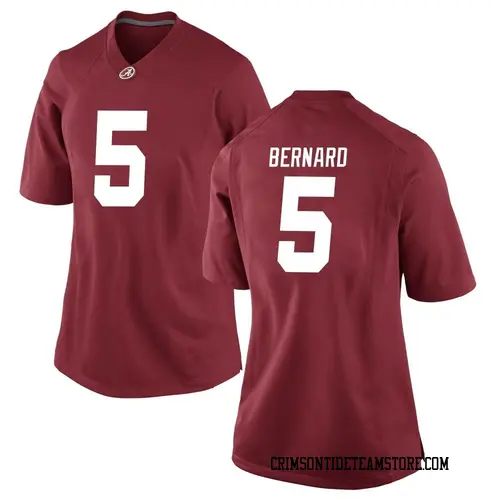 Women's Nike Germie Bernard Alabama Crimson Tide Game Crimson Football College Jersey