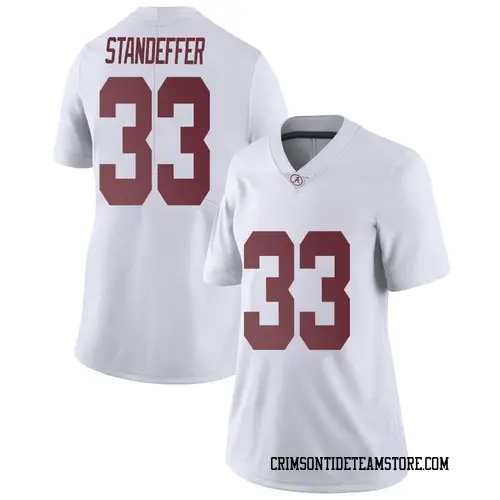 Women's Nike Jack Standeffer Alabama Crimson Tide Limited White Football College Jersey