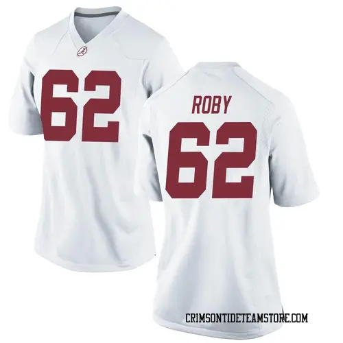 Women's Nike Jackson Roby Alabama Crimson Tide Game White Football College Jersey