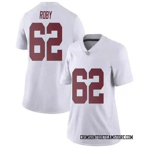 Women's Nike Jackson Roby Alabama Crimson Tide Limited White Football College Jersey