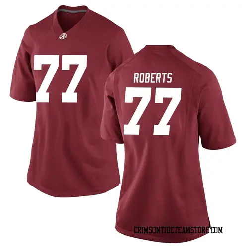 Women's Nike Jaeden Roberts Alabama Crimson Tide Game Crimson Football College Jersey