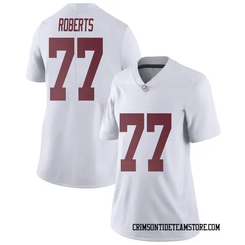 Women's Nike Jaeden Roberts Alabama Crimson Tide Limited White Football College Jersey