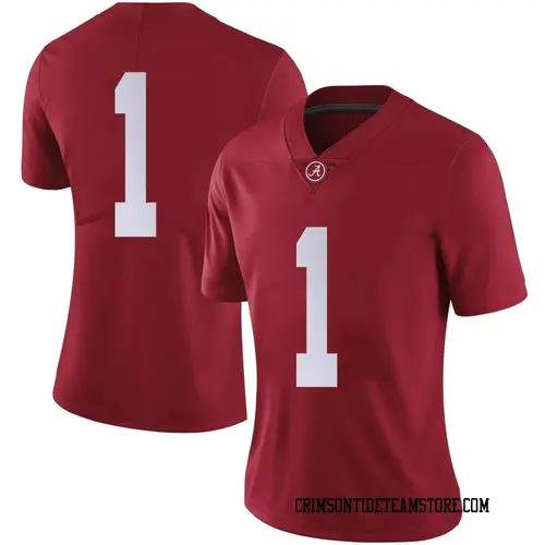 Head Coach Nick Saban #1 Red Youth Alabama Crimson Tide Football Jersey